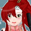 Anime-Cosplayer verkleiden sich Spiel